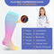 LEVSOX Plus Size Compression Socks for Women Men Wide Calf Extra Large 15-20 mmHg Knee High Support Sock for Nurses Pregnant Travel, 3 Pairs/Tie Dye, Large