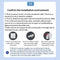 Electric Bidet Seat Toilet Seat, Smart Toilet Seat with Warm Water, Heated Seat, Warm Air Dryer, Rear and Front Wash, Soft Closed Toilet Seat, LED Light, Easy Install