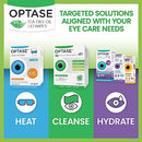 Optase Tea Tree Oil Eyelid Cleansing Wipes - for Daily Eyelid Hygiene & Relief for Blepharitis, Tired and Dry Eyes - 20 Wipes