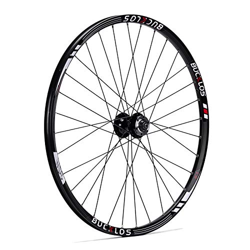 BUCKLOS 【US Stock】 MTB Wheelset 26" Quick Release Disc Brake 32H Mountain Bike Wheels, High Strength Aluminum Alloy Rim Black Bike Wheel, Suitable 7-11 Speed Cassette Mountain Bike Wheelset