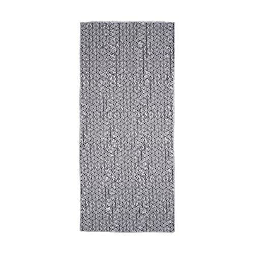 rant Print Microfiber Gym Towel - Super Absorbent & Quick-Drying - Ultra Soft, Double-Sided Sports Towel with Eye-Catching Designs - Compact & Lightweight - Ideal for Yoga, Travel, and Active Lifestyles (Blue)