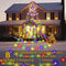 Christmas Lights Outdoor Decorations, 360LED Waterfall Christmas Tree Lights with IP44 Waterproof Plug in,8 Mode Twinkle Festoon Fairy Star String Lights for Indoor Yard Patio Party Wedding(Colourful)