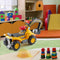 Play22 Toy Tractors for Kids Ride On Excavator - Music Sounds Digger Scooter Tractor Toys Bulldozer Includes Helmet with Rocks - Ride on Tractor Pretend Play - Toddler Tractor Construction Truck