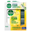 Dettol Antibacterial Floor Cleaning System and Pack of 25 Floor Cleaner Disinfectant Wipes