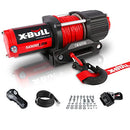 X-Bull Boat ATV UTV Winch 5000LBS/2268KG 12V Electric Winch with Synthetic Rope 15.2m Wireless Remote Car Automotive Accessories