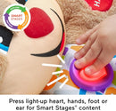 Fisher-Price Laugh & Learn Smart Stages Puppy, infant plush toy with music, lights and learning content for baby to toddler