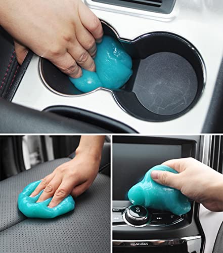 Tongke Cleaning Gels, Universal Auto Detailing Tools Car Interior Cleaner Putty, Dust Cleaning Mud for Car, Air Vents, PC Tablet Laptop Keyboard, Camera, Printers, Calculator -160G