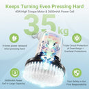 Electric Spin Scrubber, Cordless Bathroom Tub Scrubber with Long Handle & 7 Replaceable Cleaning Heads, Extension as Short Handle, Portable Power Shower Brush Household Cleaning Tools for Tile Floor