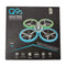 AVIALOGIC Q9s Drone for Children with Altitude Hold and Headless Mode, RC Quadcopter with Blue & Green Lights and 2 Batteries, Toy Drone for Children and Beginners
