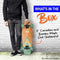 SereneLife Complete Standard Skateboard Mini Cruiser - 6 Ply Canadian & Bamboo Maple Deck Complete Double Kick Skate Board W/ 5" Aluminum Trucks - for Kids, Teens, Adults - SL5SBGR (Aqua)