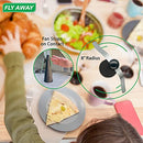 Fly Away - Outdoor Fly Repellent Fan, Outside or Inside Table use, Restaurant, Barbeque, Events, Deter Flies, Wasps, Bees, Other Moscas and Bugs Away, Battery Operated, Tabletop, Hanging Hook.