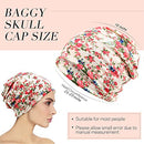 SATINIOR 5 Pieces Women's Slouchy Beanie Hat Baggy Skull Sleep Cap Turban Headwear, Multicoloured, 8