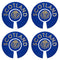 Acclaim Jumbo 6 cm 1 x Scotland Rampant Lion Yellow Red 1 x Scotland Thistle Blue Gold Lawn Bowls Identification Stickers Markers 2 Full Sets of 4 Self Adhesive