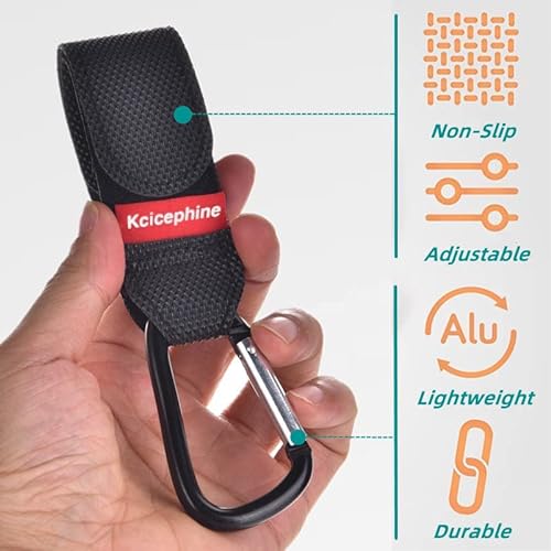 4Pack Universal Baby Stroller Hooks Clips for Hanging Bags and Shopping,Convenient Stroller Hooks Accessories Perfect for Uppababy, Babyzen Yoyo, Britax, Bugaboo, Bob, Pushchair, Buggy, Shopping Cart