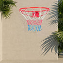 Centra Basketball Hoop Ring Rim Goal Net Toys Children Wall Mounted Outdoor Standard Size Steel 45CM Kids Adults