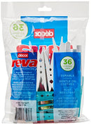 Decor Reva Assorted Clothes Pegs, 36 Piece