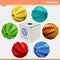 Zenify Puppy Toys Dog Toy Food Treat Interactive Puzzle Ball for Tooth Teething Chew Fetch Tennis Training Boredom Behaviour Dispensing Stimulation for Dogs & Puppies (Multi Pack Large)