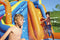 Bestway H2OGO Turbo Splash Water Zone Water Park | Outdoor Mini Water Park with Built-in Slide, Water Gun and Climbing Wall for Kids and Adults