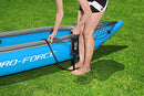 Bestway Hydro-Force 2-Person Cove Champion Inflatable Kayak Set | Includes Kayak, 2 Aluminum Paddles, Hand Pump, 2 Fins, and Carry Bag