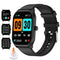 LIGE Smart Watch with Bluetooth Call Answer/Dail,2.01'' Large HD Touchscreen Smartwatch with 123 Sports Modes,Heart Rate/SpO2/Blood Pressurefor IP67 Waterproof Fitness Tracker for iOS & Android Black