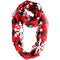 Christmas sheer scarf soft light weight women scarves sheer Infinity scarf Gifts for Your Mom,Sister,Friend, Red, one-size-fits-all