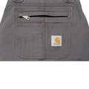Carhartt Mens Rugged Flex® Relaxed Fit Canvas Bib Overall, Gravel, 44W x 34L