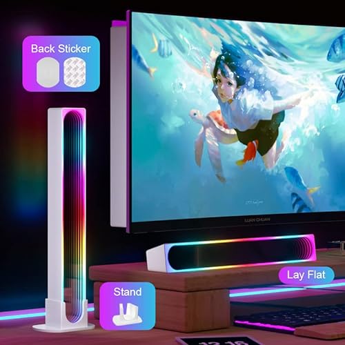 Lumtang LED Light Bars, Smart WiFi TV Backlight, Gaming Lights with Scene and Music Modes, Immersive Play Light Bar for PC, TV, Room Decoration