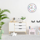 Telling Time Teaching Clock - Learning Clock for Kids - Kids Wall Clocks for Bedrooms - Kids Wall Clock- Silent Analog Kids Clock for Teaching Time,for School Classrooms Playrooms and Kids Bedrooms