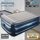 Bestway Air Bed Queen Inflatable Mattress Sleeping Mats Home Camping Built-in Pump