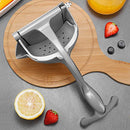 Automoness Manual Juicer, Single Press Lemon Juice Squeezer, Heavy Duty Aluminum Alloy Citrus Lemon Juicer Hand Press With Seed Filter, Hand Held Lemon Lime, Pomegranates,Orange, Apple Juicer