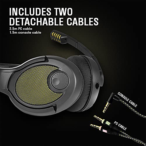 DROP + Sennheiser PC38X Gaming Headset — Noise-Cancelling Microphone with Over-Ear Open-Back Design, Velour Earpads, Compatible with PC, Gaming Consoles, and Mobile Devices, Black