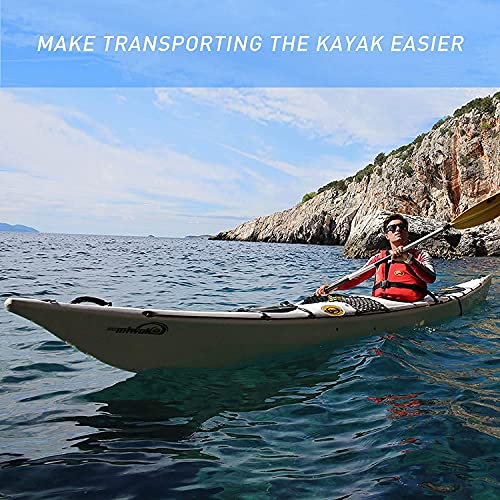 Vashly 4PCS Kayak Carry Handles, Canoe Boat Side Mount Carry Handles with Screws for Ocean Kayak Emotion Kayaks Luggage Outdoor Sport Canoe Boat Kayak