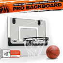 Over The Door Mini Basketball Hoop Indoor Bedroom Wall Mounted Hang On Toy for Kids Basketball Backboard Set with Ball & Air Pump