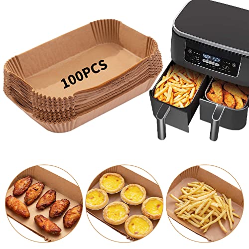 Air Fryer Disposable Paper Liner For ,200pcs Air Fryer Liners Rectangle  8.6x 5.5'', Air Fryer Parchment Liners, Air Fryer Accessories Baking Paper