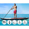 Weisshorn Stand Up Paddle Board, Inflatable SUP Standup Paddles Boards Surfboard Surf Board Paddleboard Island Fishing Kayak Accessories, with Hand Pump Backpack and Repair Kit 15cm Thick Black