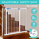 Pet Safety Gates Dog Safe Fence Puppy Baby Child Security Stair Barrier Door 30CM Extension Adjustable 100CM Height