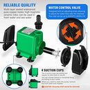 TEEMO Aquarium Submersible Water Pump: 2500L/H 45W Quiet Adjustable with 1.9M Power Cord for Hydroponics | Garden Waterfall | Pond | Fish Tank | Fountain