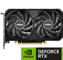 MSI Gaming GeForce RTX 4060 Ti 16GB GDRR6 Boost Clock: 2625 MHz 128-Bit HDMI/DP Nvlink TORX Fan 4.0 Ada Lovelace Architecture Graphics Card (RTX 4060 Ti Ventus 2X Black 16G OC)