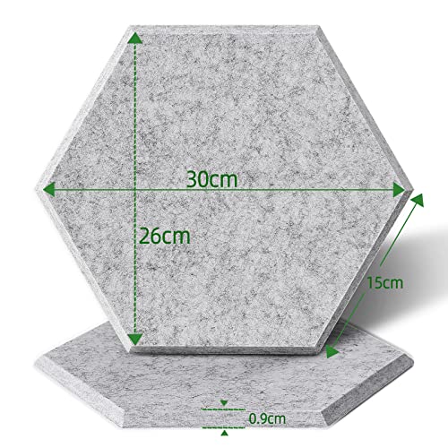 30 cm x 26 cm x 0.9 cm, Pack of 20 Acoustic Absorption Panels, Acoustic Treatment