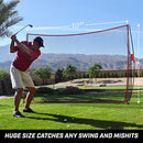 GoSports Golf Practice Hitting Net - Choose Between Huge 10 ft x 7 ft or 7 ft x 7 ft Nets - Personal Driving Range for Indoor or Outdoor Use - Designed by Golfers for Golfers