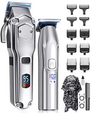 Jack & Rose Clippers and Trimmers Set, Cordless Hair Clippers for Men, Barber Clippers Set