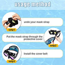 4 Pieces Diving Mask Slap Straps Cover Neoprene Dive Mask Strap Swimming Waterproof Mask Strap Cover Dive and Snorkel Mask Strap for Men and Women Water Sports