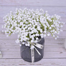 10 Bunches 30pcs White Babys Breath Artificial Flowers Real Touch Gypsophila Faux Plants for Wedding Garland Wreath Girl Crown Flower bonquet DIY Flores Arrangement Table Décor Centerpiece