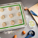 Tovolo TrueBake SIL 1/2 Sheet Pan Mat w/Grid for Baking, Food and Meal Prep, Cooking and More