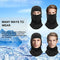 ROCKBROS Cold Weather Balaclava Ski Mask for Men Windproof Thermal Winter Scarf Mask Women Neck Warmer Hood Black