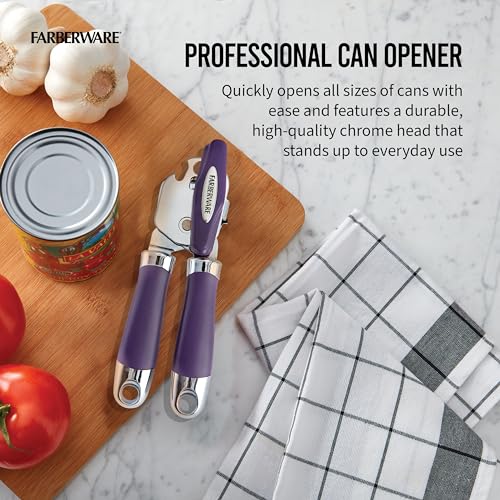 Farberware Pro 2 Can Opener, Jewel Purple, One Size