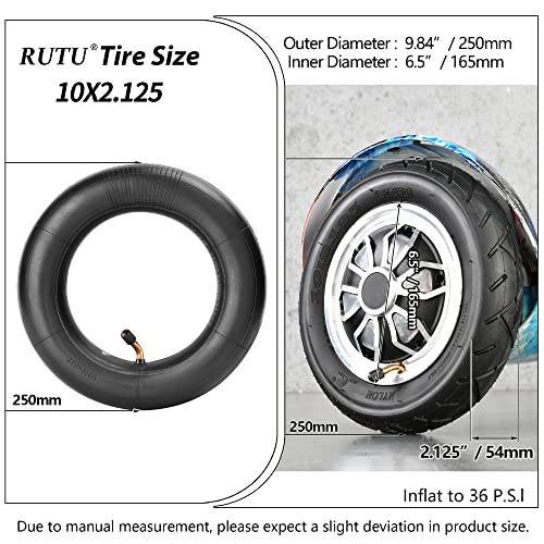 10" Tyre 10 x 2.125 Tire & Tube for Smart Self Balancing Electric Scooter 10 Inch Unicycle