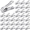 100 Pcs Stainless Steel Greenhouse Clamps Heavy Duty Garden Clips Green House Clips with Large Open Greenhouse Clips for Netting Sturdy Plant Cover Clips Metal Clothes Pins for Fixing Netting Cover