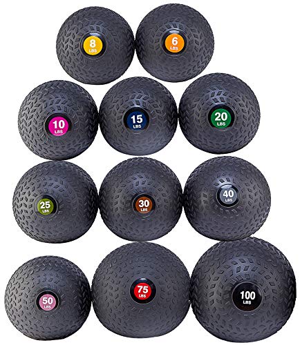 BalanceFrom Workout Exercise Fitness Weighted Medicine Ball, Wall Ball and Slam Ball