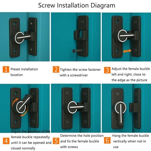 1PC Luminous Sliding Door Latch Lock,Barn Door Lock,90 Degree Gate Latches Heavy Duty Flip Latch Safety Door Bolt Latch,90 Degree Self Luminous Sliding Barn Door Latch,Door Bolt Latch Lock for Barn